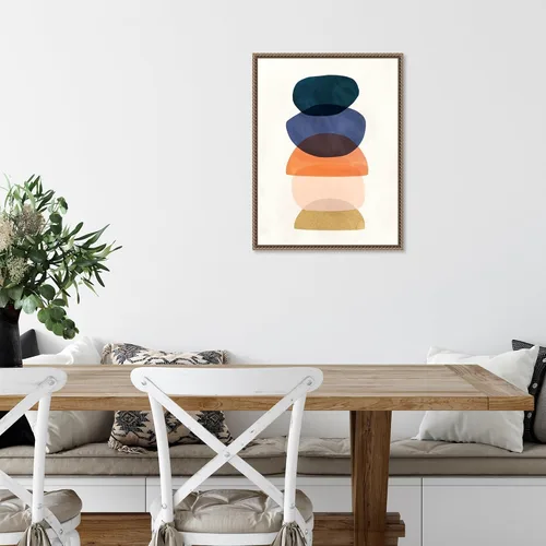 Miniatura 6 de Amanti Art Lienzo enmarcado para pared, 24 x 18 pulgadas, Mod Pods I de Victoria Borges, lienzo enmarcado para pared, obras de arte abstractas