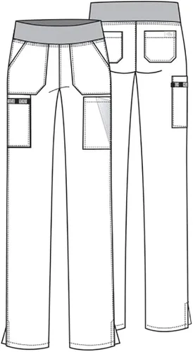 Miniatura 8 de Pantalón médico Dickies EDS Essentials para mujer, tiro natural, pierna cónica, sin cordones. DK005
