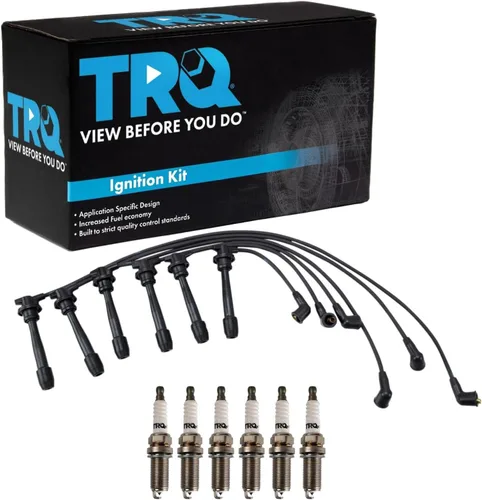 Miniatura 19 de Kit de bujías de chispa TRQ 5 piezas de bujías de iridio Compatible con Acura Integra 1992-2001 1999-2000 Honda Civic 1994-1995 Civic del Sol