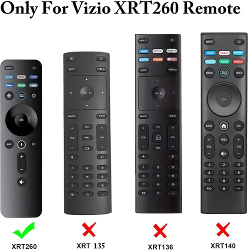 Miniatura 2 de Paquete de 3 fundas para control remoto de voz VIZIO, XRT260 para VIZIO Smart TV Control remoto 2021 2023/2021 Serie V que brilla en la oscuridad