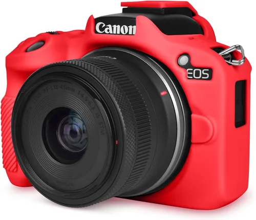 Miniatura 9 de Rieibi EOSR50 EOS R50 Funda protectora de silicona suave para cámara Canon EOS R50 EOSR50 Vlogging, ligera EOS R50 Funda para cámara de cámara Grip