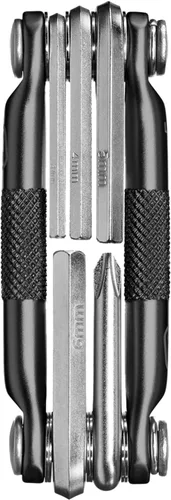 Miniatura 10 de Crankbrothers Herramienta multiherramienta M 5 para bicicleta, multiherramienta MTB negro y rojo, 5 herramientas de bicicleta (herramienta 5 en 1)
