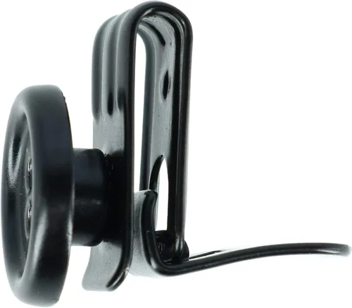 Miniatura 5 de Trafalgar Clips de botón movibles sin coser (juego de 6), Negro