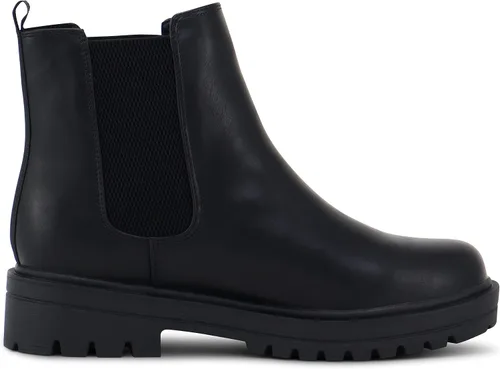 Miniatura 4 de MARCOREPUBLIC Portland - Botines Chelsea con punta redonda y tacón grueso para mujer