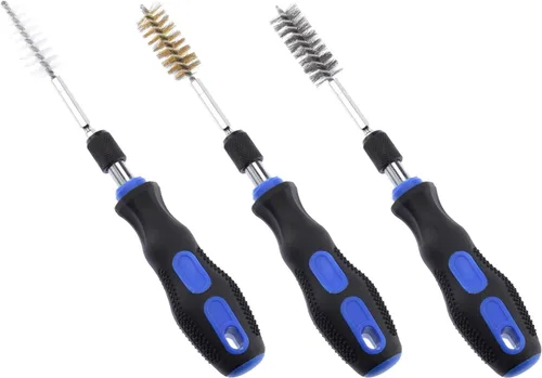 Miniatura 8 de NEIKO 00325A - Accesorios de Cepillo de Alambre para Taladro con vástago hexagonal de 1/4 pulgadas, surtido de cepillos SAE y MM, se puede montar