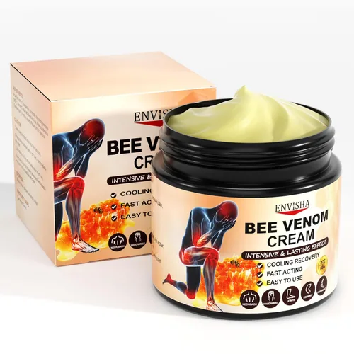Bee Venom Crema para articulaciones, veneno de abeja y crema de huesos para espalda, rodilla, manos, cuello, pies