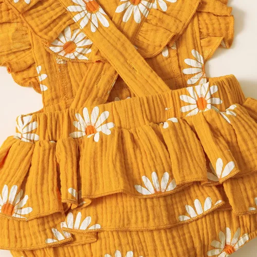 Miniatura 6 de PATPAT Conjunto de mameluco para bebé recién nacido, 2 piezas, 100% algodón