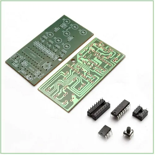Miniatura 6 de KOOBOOK Kit de tablero de dados electrónico de 2 sets Kit de bricolaje de circuito LED para aprendizaje electrónico