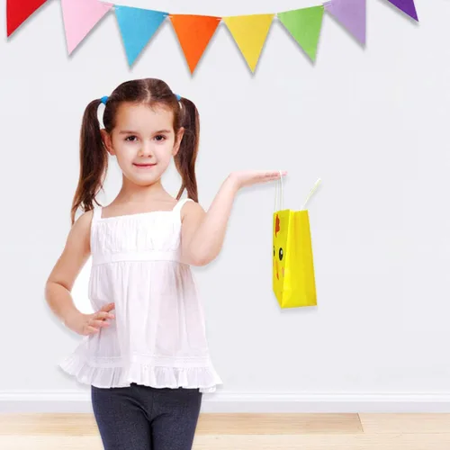 Miniatura 7 de Fancy Land Bolsas de recuerdo de fiesta de animales de granja, bolsa de dulces con asas para regalos de cumpleaños, 18