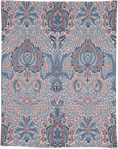 Miniatura 75 de Mantel Floral Retro de Pájaros, Diseño Original Bohemio William Morris Estampado Cubierta de Mesa para Hogar Picnic Fiesta Comedor Cocina William