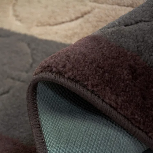 Miniatura 5 de Alfombra lavable de tamaño personalizado, diseño abstracto, extralarga, para pasillos, 30 pulgadas de ancho x elige tu tamaño por pies, parte marrón