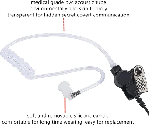 Miniatura 6 de Walkie Talkie Radio Auricular Auricular Pieza Auricular