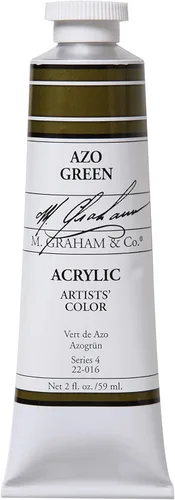 Miniatura 42 de M. Graham - Pintura acrílica de tubo de 2 onzas, carmesí Alizarin Alizarin Crimson