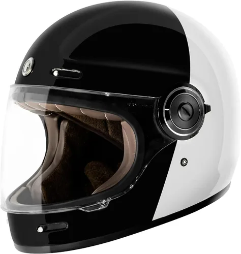 Miniatura 20 de TORC T1/Newport - Casco de moto de fibra de vidrio de cara completa aprobado por DOT y ECE