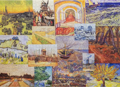 Miniatura 11 de Rompecabezas prémium de 1000 piezas de Paul Cezanne para adultos, sin reflejos, suave al tacto, fabricado en Estados Unidos, ideas de regalo