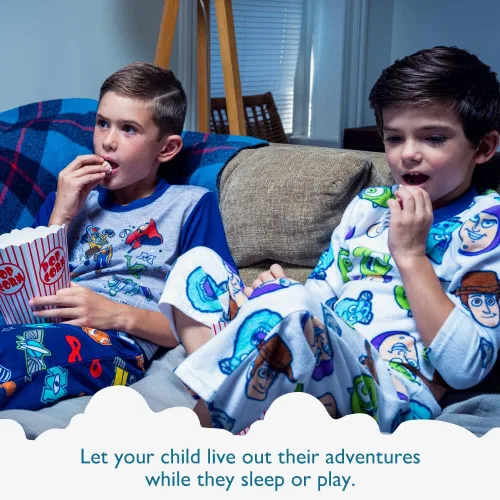 Miniatura 2 de Disney Little Lightyear - Conjunto de pijama de 2 piezas de 2 piezas con diseño de Mickey Mouse de The Nightmare Before Christmas, Andy's Friend