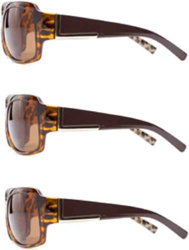 Miniatura 3 de 3 pares de lentes de sol bifocales estilo Jackie O estilo tortuga marco