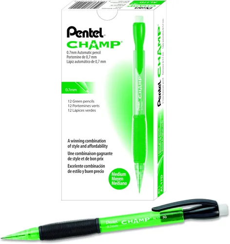 Miniatura 16 de Pentel Champ Starter Set con lápiz automático con plomo, (0.020 in), surtido, paquete de 2 (A2CBP)