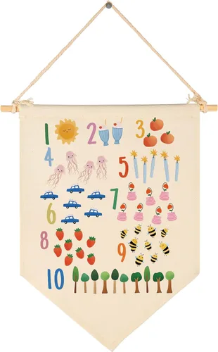 Miniatura 21 de Banner educativo con formas para decoración de pared de aula, regalo para profesores, escuela en casa, preescolar, guardería, decoración de pared