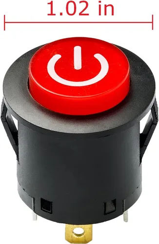 Miniatura 2 de SHENGLE Accesorios del interruptor del botón de arranque del coche de los niños para el paseo eléctrico en las piezas de repuesto del coche