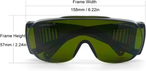 Miniatura 4 de FreeMascot OD 4+ 190nm-420nm/850nm-1300nm longitud de onda profesional láser infrarrojo gafas de seguridad certificado CE