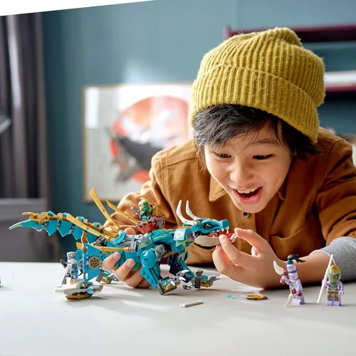 Miniatura 3 de LEGO NINJAGO Jungle Dragon 71746 Kit de construcción; juego ninja con juguete de dragón posable y NINJAGO Lloyd y Zane; juguete genial para niños