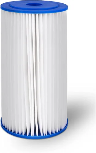 Miniatura 3 de Filtro de sedimentos plisado lavable y reutilizable de 10 x 4.5 pulgadas, superficie amplificada de 5 micras, elimina arena, suciedad, limo, óxido