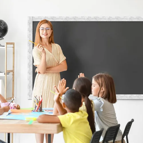 Miniatura 6 de Zonon Bordes de tablón de anuncios de 65 pies para el aula, 1 rollo de tablón de anuncios, bordes rectos para decoración de regreso a clases, aula