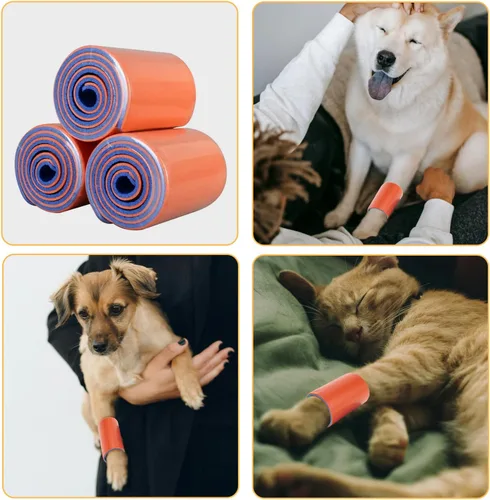Miniatura 6 de Férula de fijación para mascotas, férula para mascotas para perros/gatos, espuma de polímero impermeable, resistente, corte arbitrario, soporte