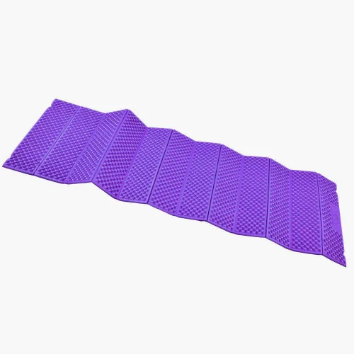 Miniatura 8 de Luqeeg Espuma para dormir Pad Camping Mat, espuma al aire libre Camping Mat plegable playa tienda de dormir colchón () Púrpura