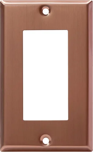 Miniatura 21 de ENERLITES Placa decorativa de pared metálica para interruptor o tomacorriente, cubierta de tomacorriente de acero inoxidable, resistente a