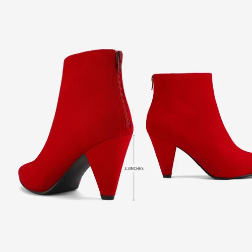 Miniatura 3 de DREAM PAIRS - Botas de tacón alto de aguja y punta fina para mujer