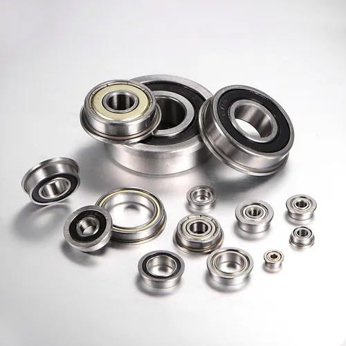 Miniatura 5 de uxcell Rodamiento de bolas con brida FR156ZZ, 20 rodamientos de brida ABEC1 de doble blindaje de acero cromado de 3/16" x 5/16" x 1/8