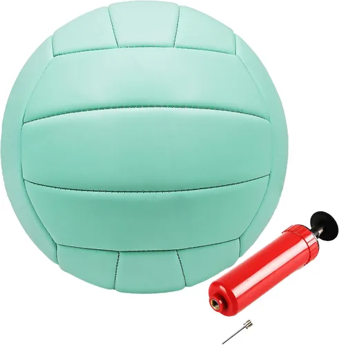Miniatura 8 de ABAJI Voleibol tamaño oficial PVC más grueso color puro con bomba impermeable diseño anti-explosión práctica de entrenamiento interior al aire libre