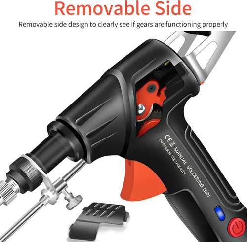 Miniatura 3 de Kit de soldadura de hierro, pistola de soldadura de 60W automática de mano, kit de pistola de soldadura de hierro, herramienta de soldadura, pistola