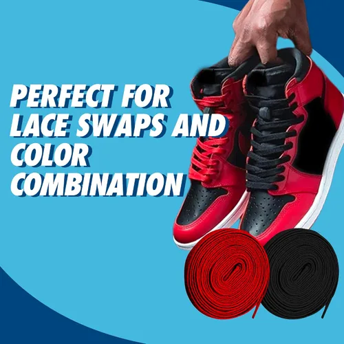 Miniatura 5 de Compatible con los cordones de los modelos Jordan 1-8 Cordones planos para zapatos deportivos, cordones deportivos para tenis