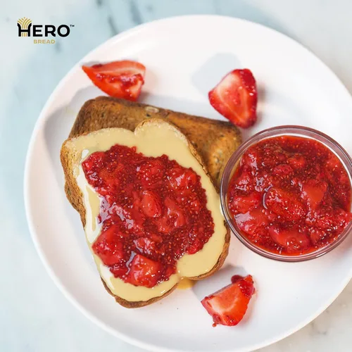 Miniatura 5 de Hero Pan de semillas — Delicioso pan con 1g de carbohidratos netos, 0g de azúcar, 60 calorías, 12g de fibra por rebanada Pan bajo en carbohidratos