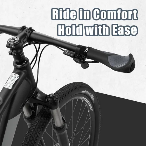 Miniatura 2 de Puños de manillar de bicicleta de montaña CyclingDeal - Empuñaduras ergonómicas antideslizantes para MTB - Empuñaduras de manillar de goma suave