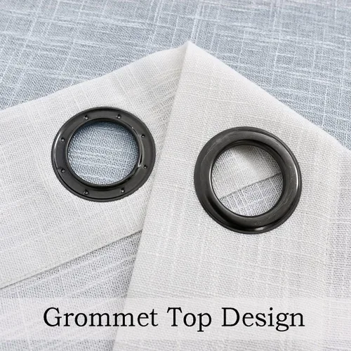 Miniatura 6 de Cortina para Puerta Ombré de 100" Extra Ancha con Estampado Degradado en Mezcla de Rayón, Tela Filtrante de Luz, Tratamiento de Ventana para Puerta