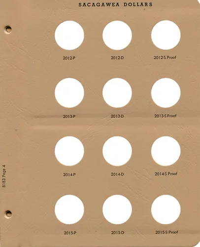 Miniatura 11 de Dansco Álbum Presidencial de Moneda del Dólar con Pruebas 2007-2011 Volumen 1#8184 con funda