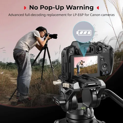 Miniatura 2 de SMALLRIG Batería ficticia para Canon LP-E6P, adaptador de alimentación D-Tap para cámara Canon EOS R6 Mark III, R5 Mark II, R6 Mark II R5, R5C, R6