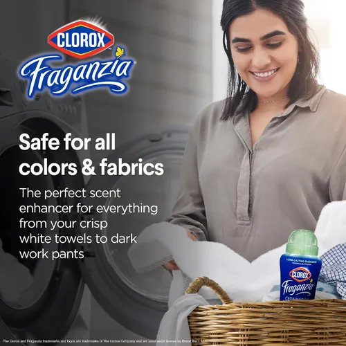Miniatura 5 de Clorox Fraganzia Cristales Potenciadores de Aroma para Lavandería en Aroma de Madera de Cedro y Salvia - Perlas Perfumadas Frescas para el Lavado