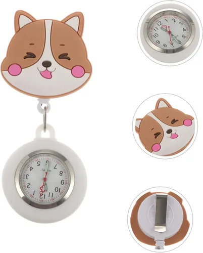 Miniatura 5 de NOLITOY 2 pcs Nurse Pocket Watch Hanging Nurse Watch Pocket Watches for Men Animal Nurse Watch Nurse Watches for Women Clip Nurse Watch Vet tech fob