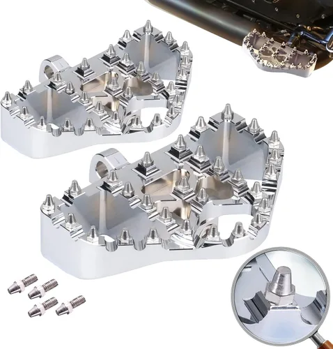 Miniatura 13 de Pisos Amplios para Motocicleta para Conductor y Pasajero Estriberas Frontales y Traseras para Harley Touring, Electra Glide, Road Glide, Road