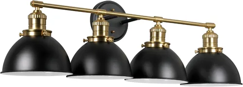 Miniatura 26 de Design House 519892 Kimball Industrial Farmhouse Luz de Pared Interior de 1 Luz con Pantalla de Metal para Pasillo, Baño, Cocina, Vestíbulo, Pintura