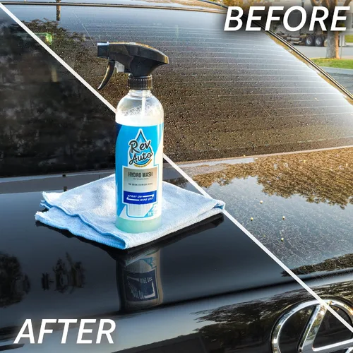 Miniatura 2 de Rev Auto Kit de lavado de coche sin agua – Limpia vehículos sin fuente de agua/incluye dos limpiador en aerosol de lavado sin agua de 16 onzas