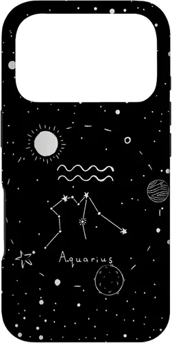 Miniatura 29 de Funda estética con signo del zodiaco celestial para iPhone 12 mini Acuarario