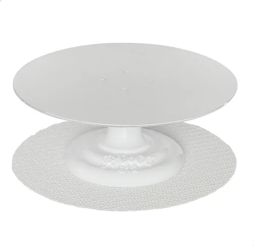 Miniatura 2 de Ateco 608 REVOLVING Cake Decorating soporte, 11" Ronda, apto para uso alimentario de plástico Base & parte superior, #612 - base de hierro fundido
