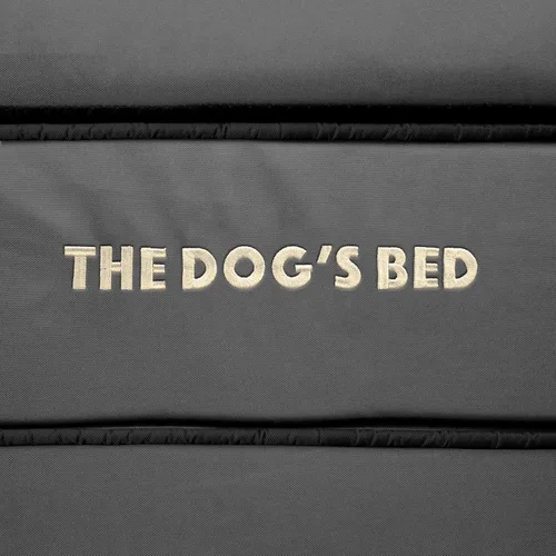 Miniatura 8 de The Dog's Bed - Cama para perros de espuma con soporte para perros XXL, Oxford gris, cama para perro lavable con forro impermeable extraíble, base