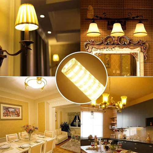 Miniatura 8 de Bombilla LED G8, repuesto de bombilla halógena de 75 W, regulable 7 W, 750 lúmenes, CA 120 V, base bipin GY8.6/G8, blanco cálido 3000 K para luz